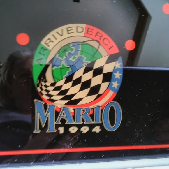 NIB Mario Andretti Arrivederci Tour Jebco Clock
